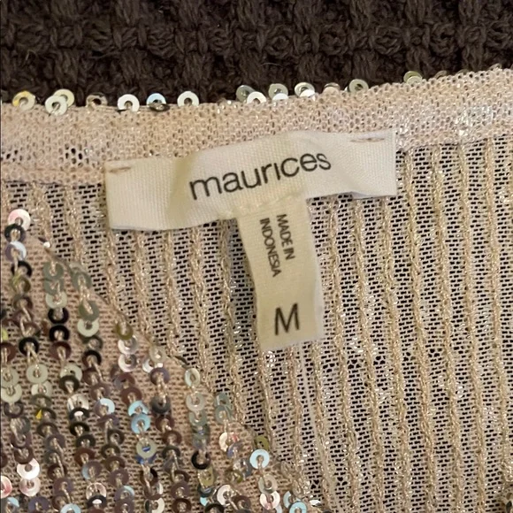 Maurices Silver Sequin Top - Picture 2 of 2